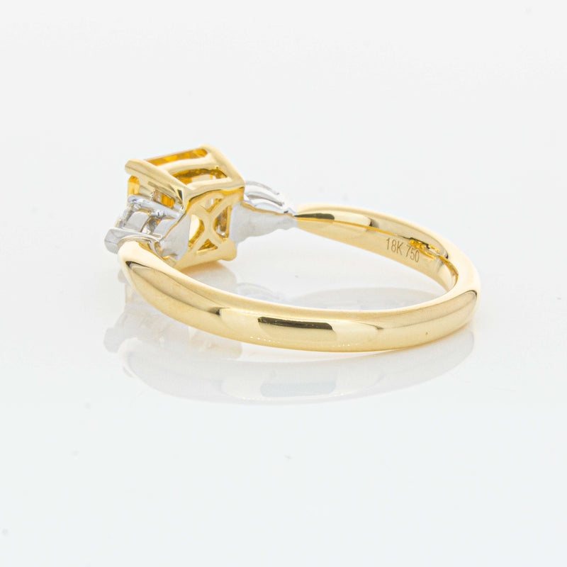 18ct Yellow Gold 1.58ct Golden Sapphire & Diamond Ayla Ring-Ring-Walker & Hall