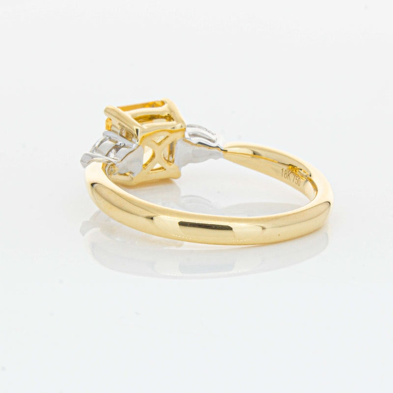 18ct Yellow Gold 1.58ct Golden Sapphire & Diamond Ayla Ring-Ring-Walker & Hall