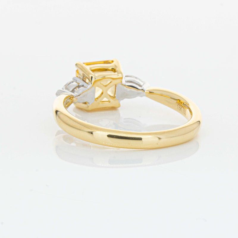 18ct Yellow Gold 1.58ct Golden Sapphire & Diamond Ayla Ring-Ring-Walker & Hall