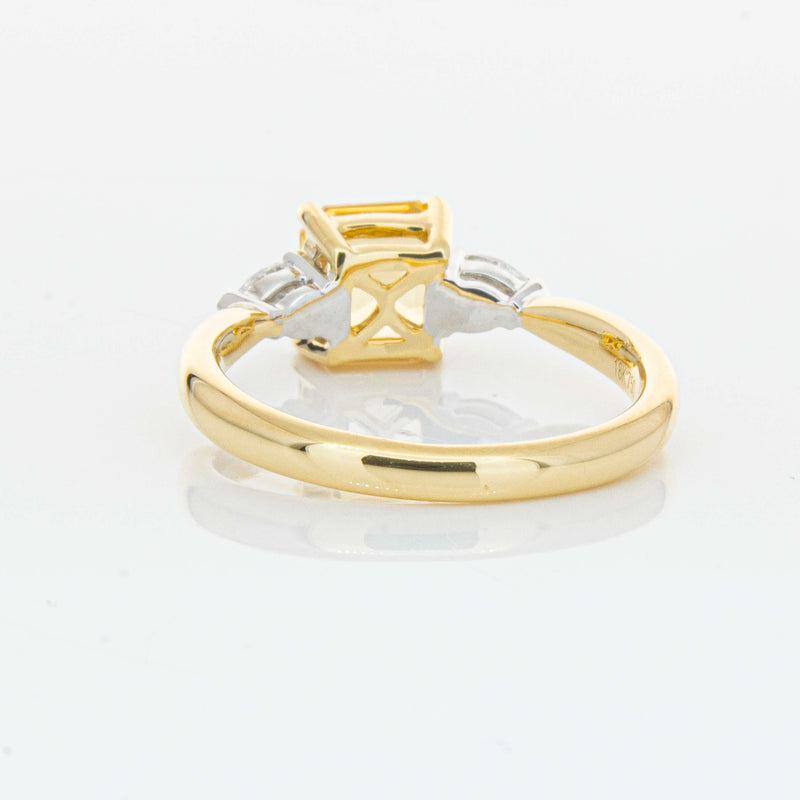 18ct Yellow Gold 1.58ct Golden Sapphire & Diamond Ayla Ring-Ring-Walker & Hall