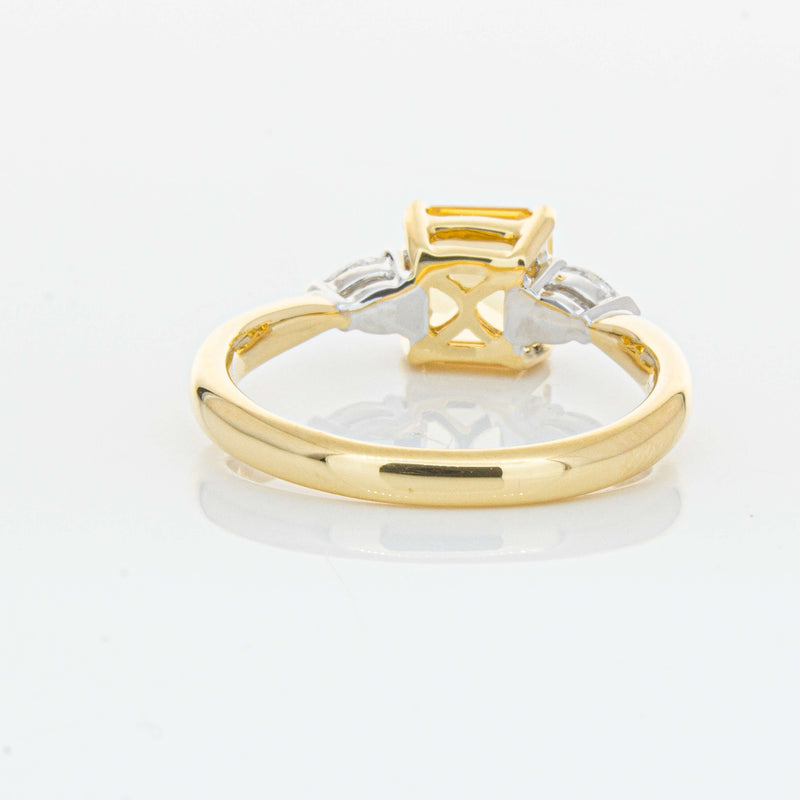 18ct Yellow Gold 1.58ct Golden Sapphire & Diamond Ayla Ring-Ring-Walker & Hall