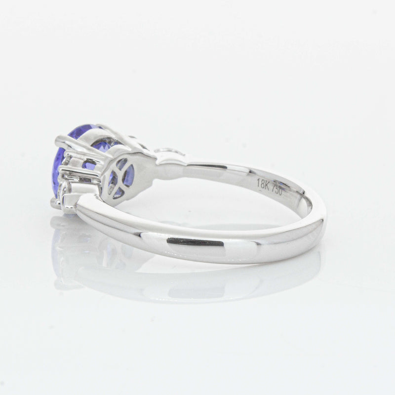 18ct White Gold 1.80ct Sapphire & Diamond Oriana Ring-Ring-Walker & Hall