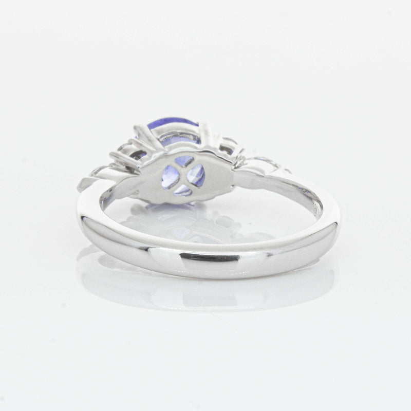 18ct White Gold 1.80ct Sapphire & Diamond Oriana Ring-Ring-Walker & Hall