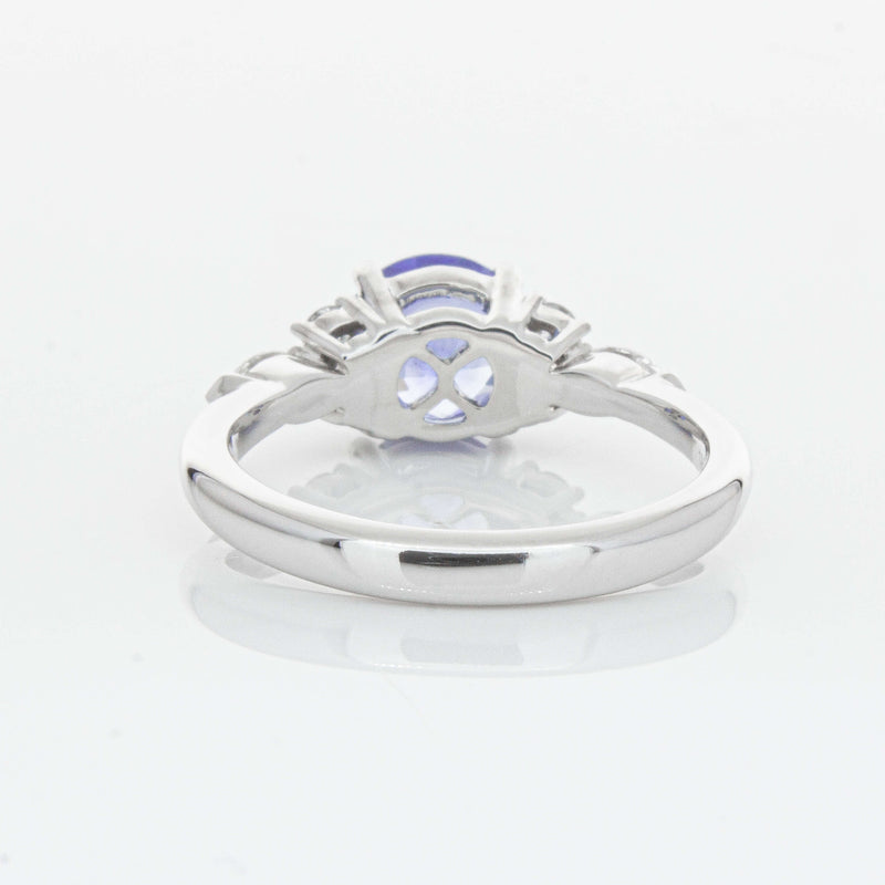 18ct White Gold 1.80ct Sapphire & Diamond Oriana Ring-Ring-Walker & Hall