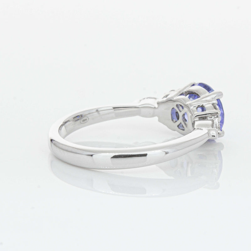18ct White Gold 1.80ct Sapphire & Diamond Oriana Ring-Ring-Walker & Hall