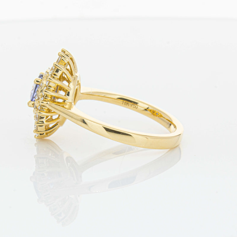 18ct Yellow Gold .71ct Sapphire & Diamond Kira Ring-Ring-Walker & Hall