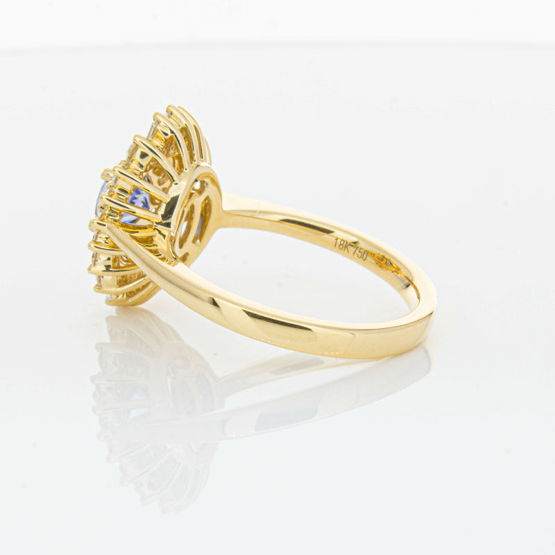 18ct Yellow Gold .71ct Sapphire & Diamond Kira Ring-Ring-Walker & Hall