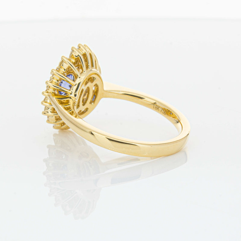 18ct Yellow Gold .71ct Sapphire & Diamond Kira Ring-Ring-Walker & Hall