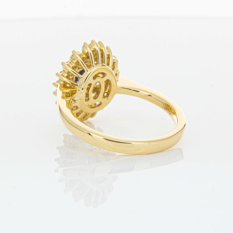 18ct Yellow Gold .71ct Sapphire & Diamond Kira Ring-Ring-Walker & Hall