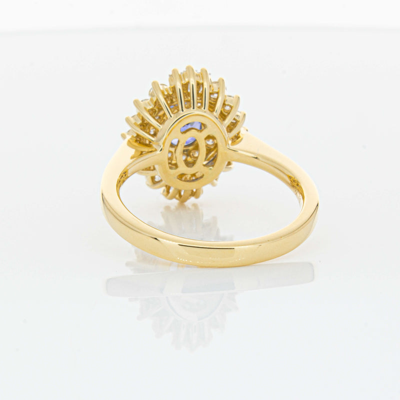 18ct Yellow Gold .71ct Sapphire & Diamond Kira Ring-Ring-Walker & Hall