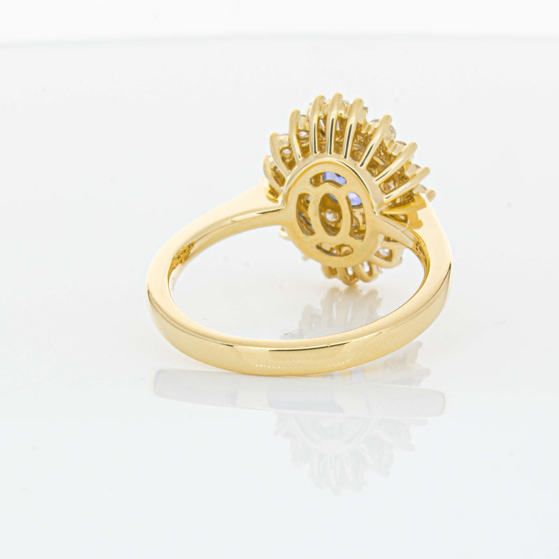 18ct Yellow Gold .71ct Sapphire & Diamond Kira Ring-Ring-Walker & Hall