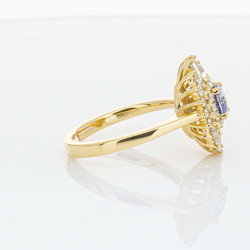 18ct Yellow Gold .71ct Sapphire & Diamond Kira Ring-Ring-Walker & Hall