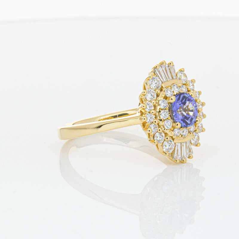 18ct Yellow Gold .71ct Sapphire & Diamond Kira Ring-Ring-Walker & Hall