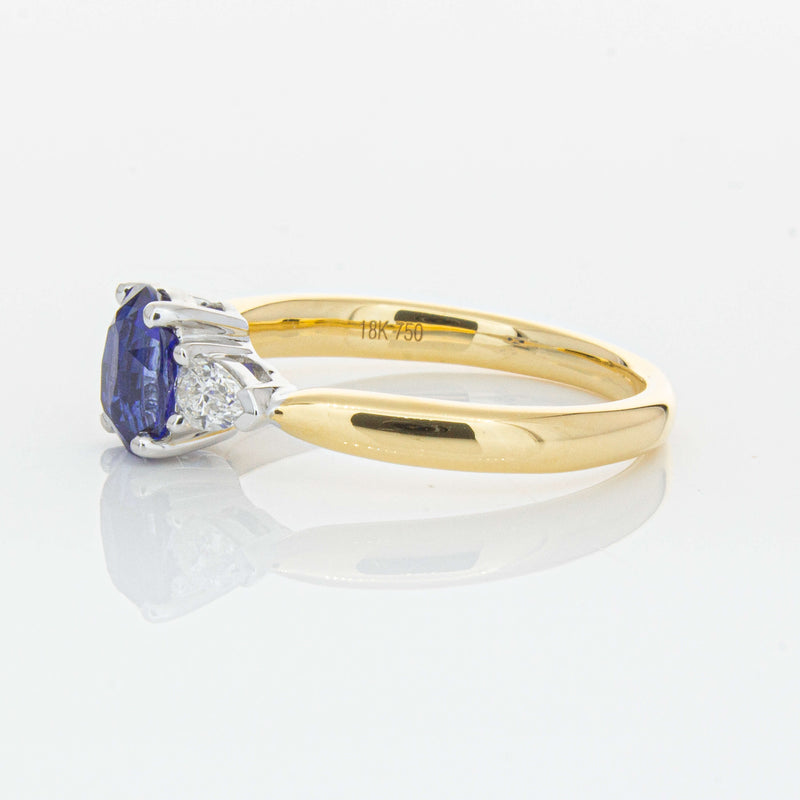 18ct Yellow Gold 1.25ct Sapphire & Diamond Ayla Ring-Ring-Walker & Hall