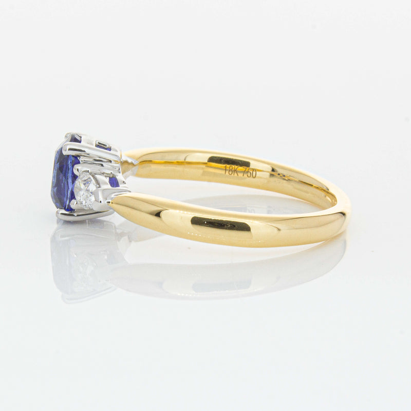 18ct Yellow Gold 1.25ct Sapphire & Diamond Ayla Ring-Ring-Walker & Hall
