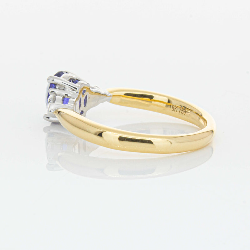 18ct Yellow Gold 1.25ct Sapphire & Diamond Ayla Ring-Ring-Walker & Hall