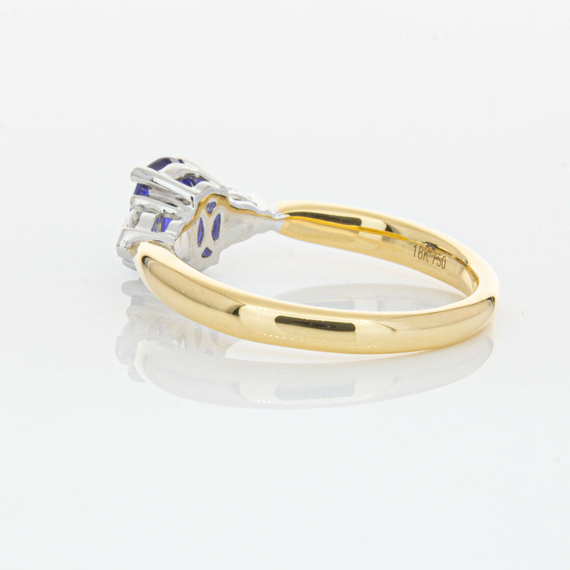18ct Yellow Gold 1.25ct Sapphire & Diamond Ayla Ring-Ring-Walker & Hall