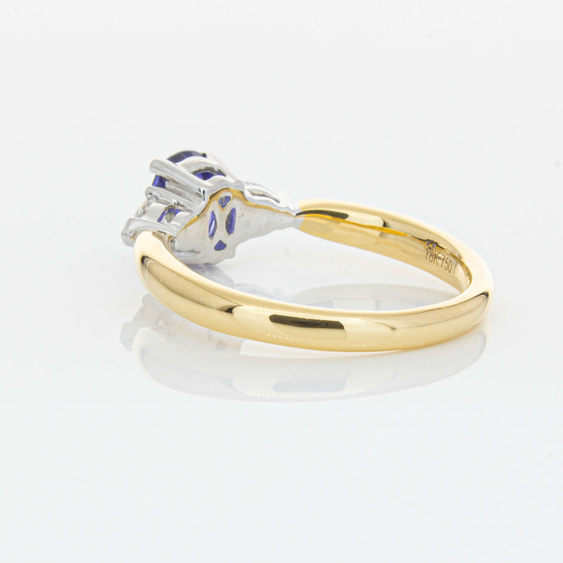 18ct Yellow Gold 1.25ct Sapphire & Diamond Ayla Ring-Ring-Walker & Hall