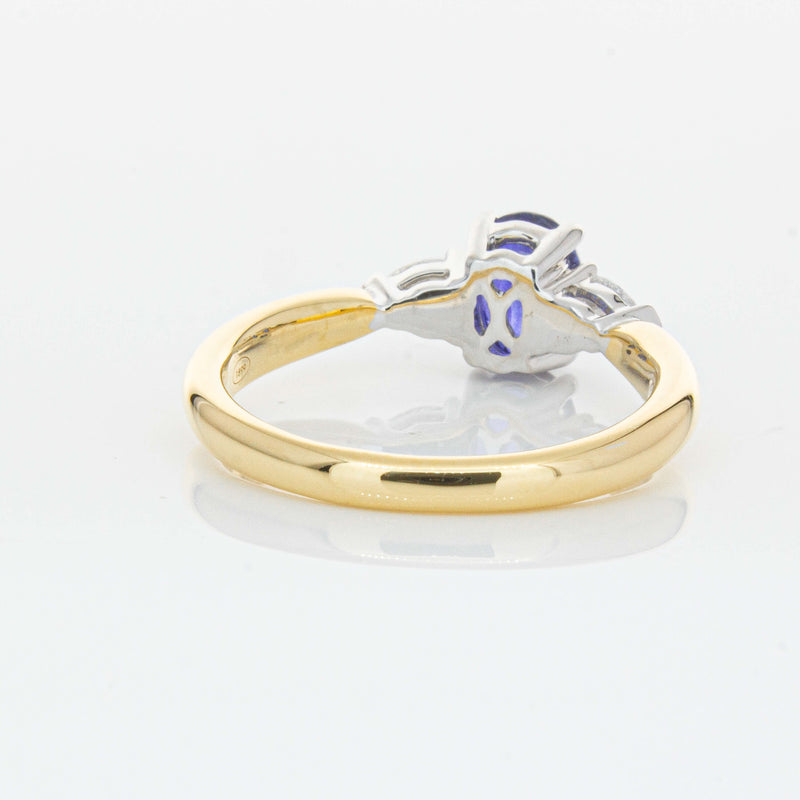18ct Yellow Gold 1.25ct Sapphire & Diamond Ayla Ring-Ring-Walker & Hall