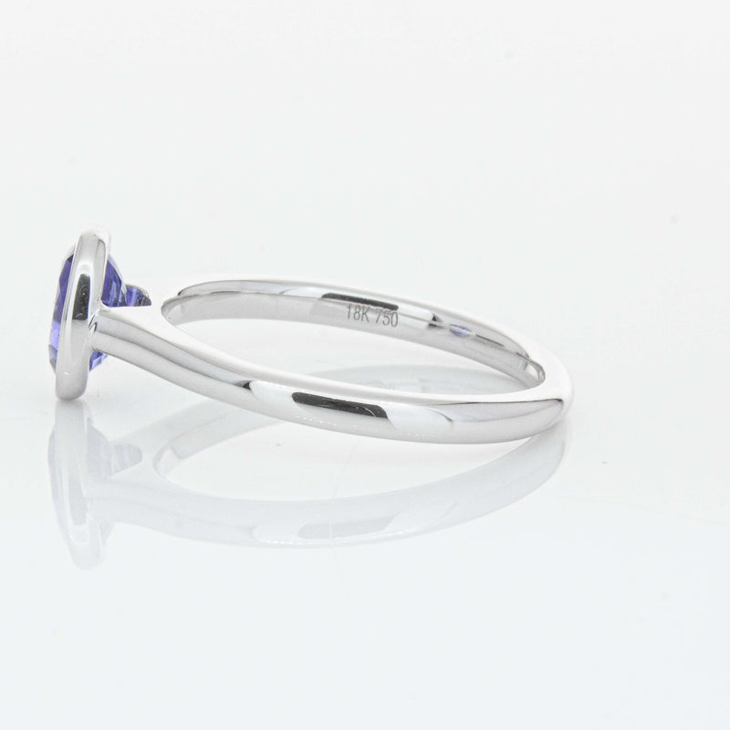 18ct White Gold 1.14ct Sapphire Natalia Ring-Ring-Walker & Hall