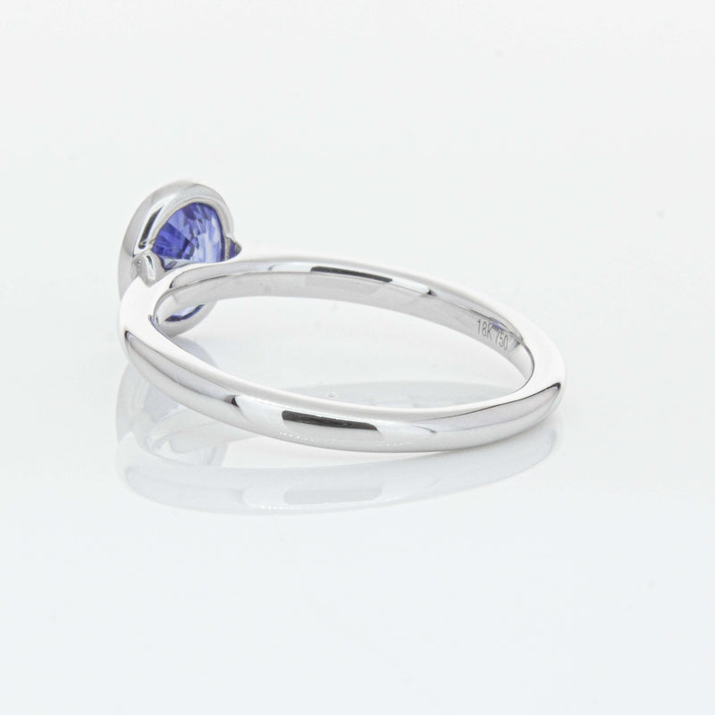 18ct White Gold 1.14ct Sapphire Natalia Ring-Ring-Walker & Hall
