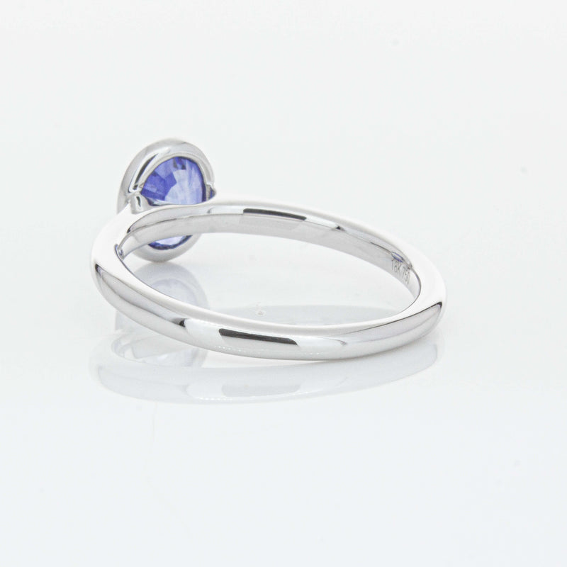 18ct White Gold 1.14ct Sapphire Natalia Ring-Ring-Walker & Hall