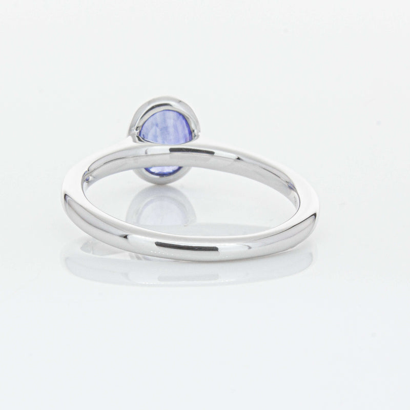 18ct White Gold 1.14ct Sapphire Natalia Ring-Ring-Walker & Hall