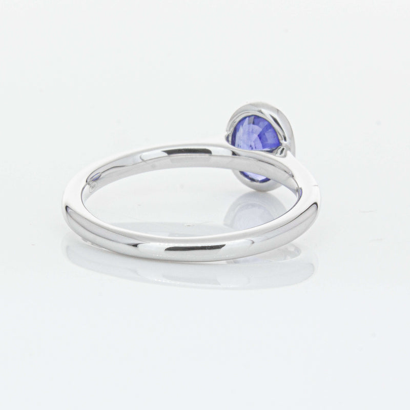 18ct White Gold 1.14ct Sapphire Natalia Ring-Ring-Walker & Hall