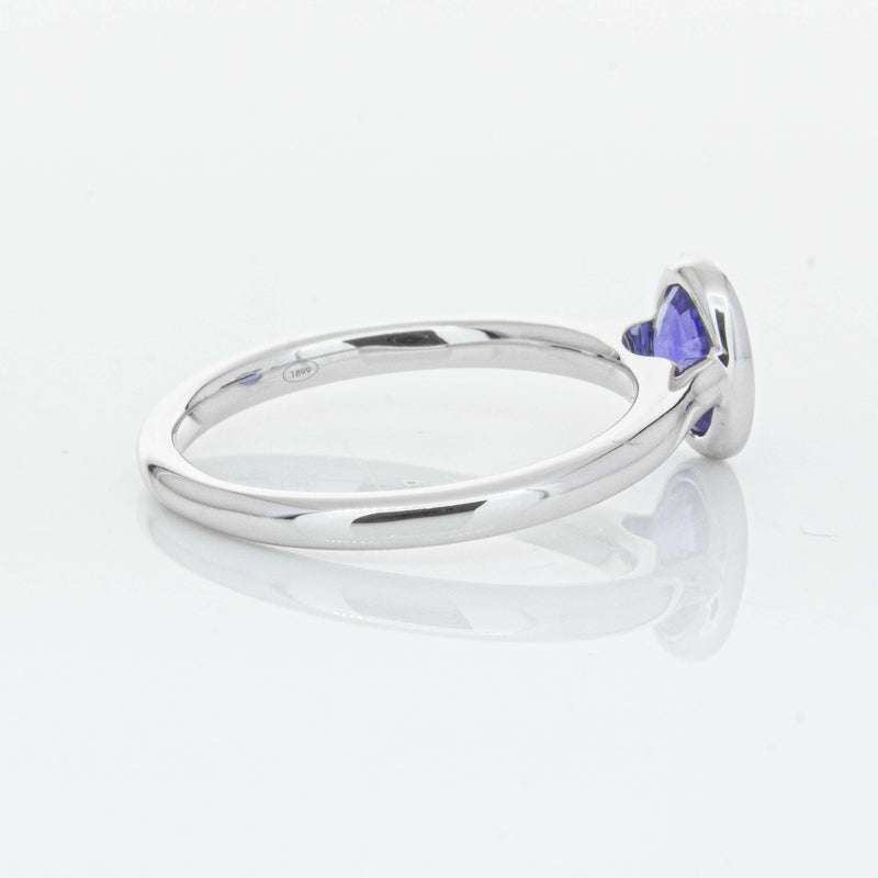 18ct White Gold 1.14ct Sapphire Natalia Ring-Ring-Walker & Hall