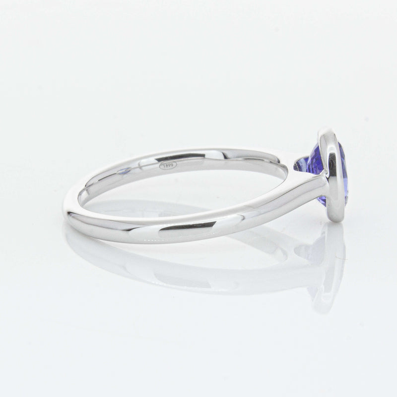 18ct White Gold 1.14ct Sapphire Natalia Ring-Ring-Walker & Hall