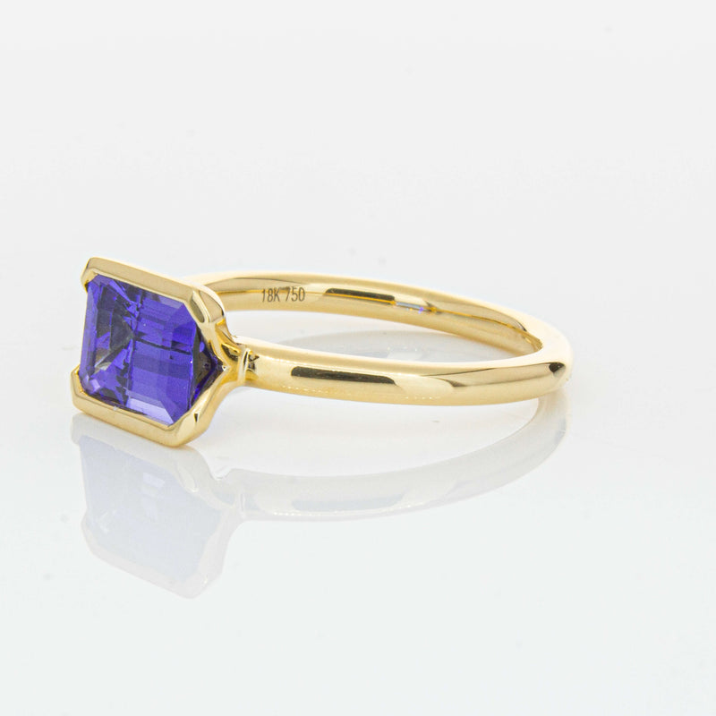 18ct Yellow Gold Tanzanite Elle Ring-Ring-Walker & Hall