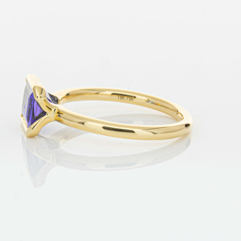 18ct Yellow Gold Tanzanite Elle Ring-Ring-Walker & Hall