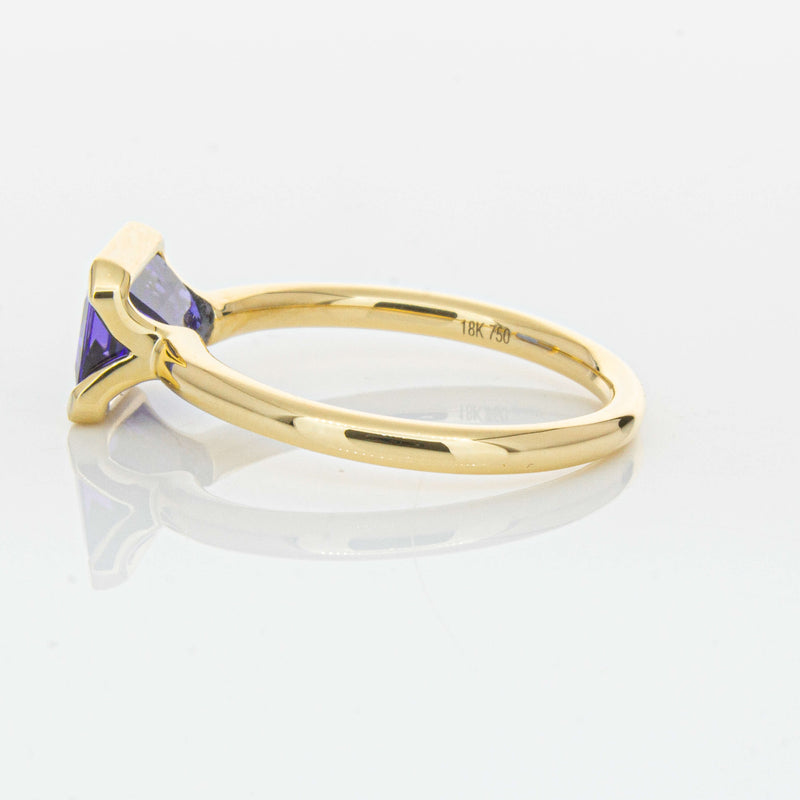 18ct Yellow Gold Tanzanite Elle Ring-Ring-Walker & Hall