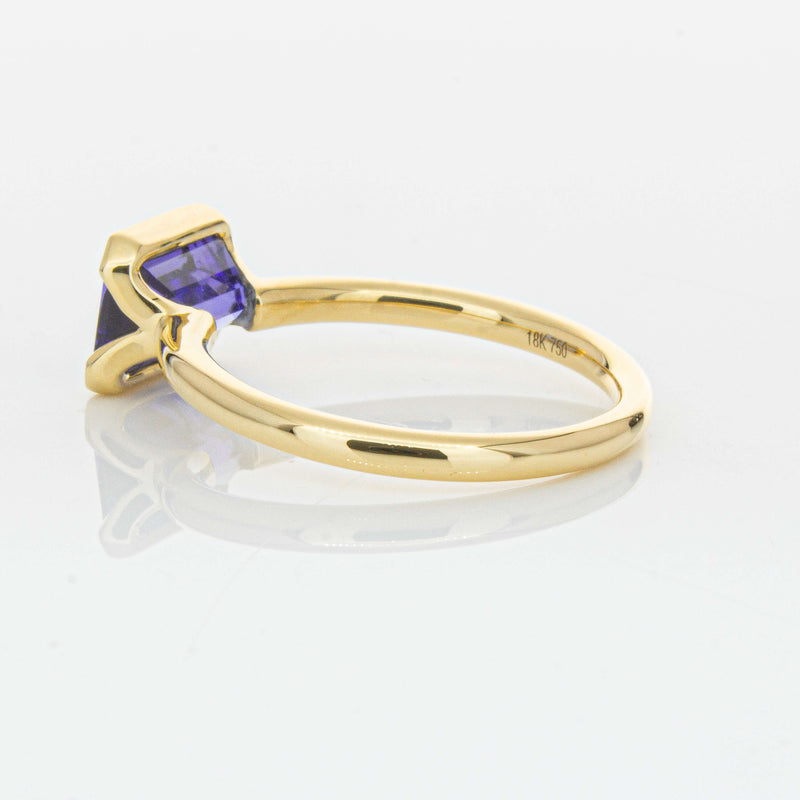 18ct Yellow Gold Tanzanite Elle Ring-Ring-Walker & Hall