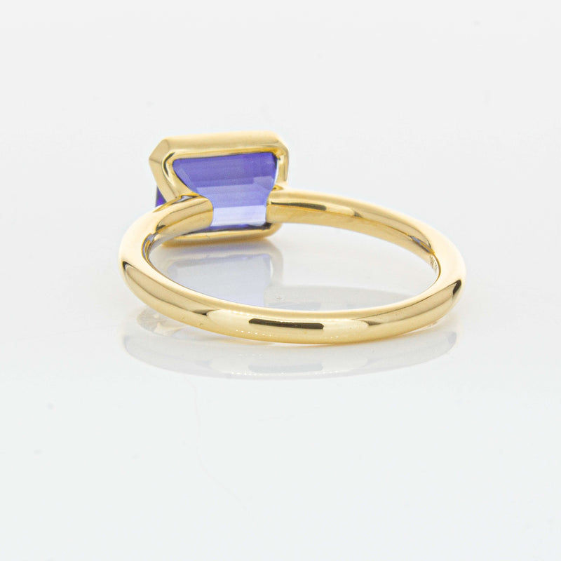 18ct Yellow Gold Tanzanite Elle Ring-Ring-Walker & Hall