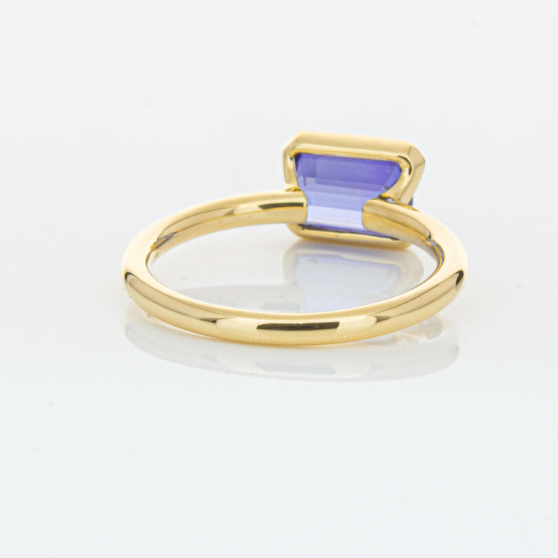 18ct Yellow Gold Tanzanite Elle Ring-Ring-Walker & Hall