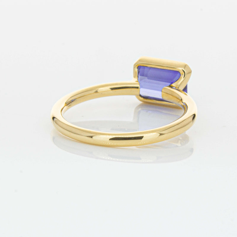 18ct Yellow Gold Tanzanite Elle Ring-Ring-Walker & Hall