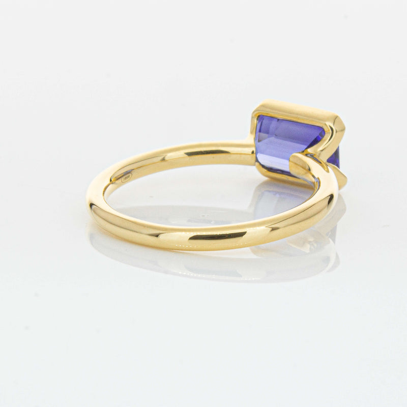 18ct Yellow Gold Tanzanite Elle Ring-Ring-Walker & Hall