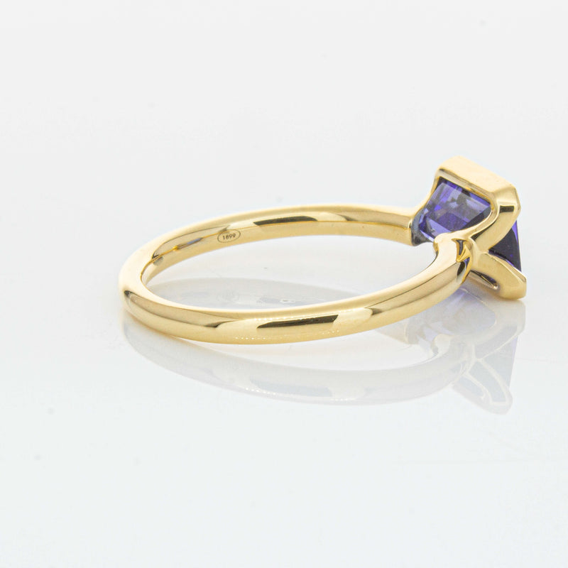 18ct Yellow Gold Tanzanite Elle Ring-Ring-Walker & Hall