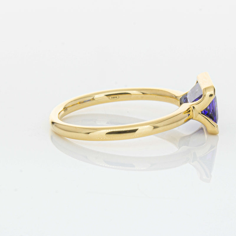 18ct Yellow Gold Tanzanite Elle Ring-Ring-Walker & Hall