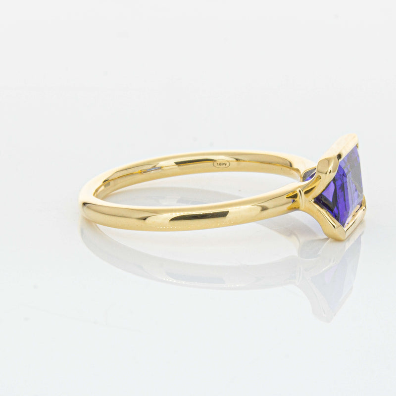 18ct Yellow Gold Tanzanite Elle Ring-Ring-Walker & Hall