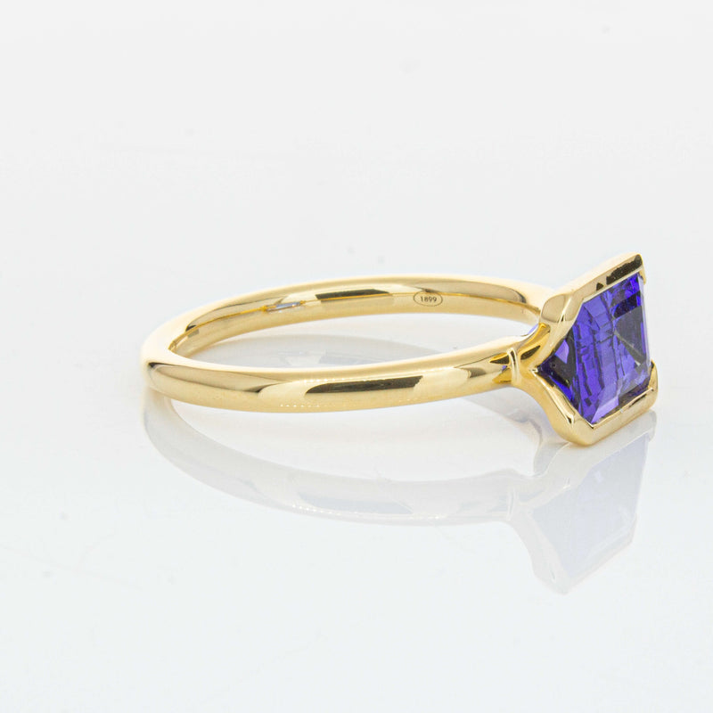 18ct Yellow Gold Tanzanite Elle Ring-Ring-Walker & Hall