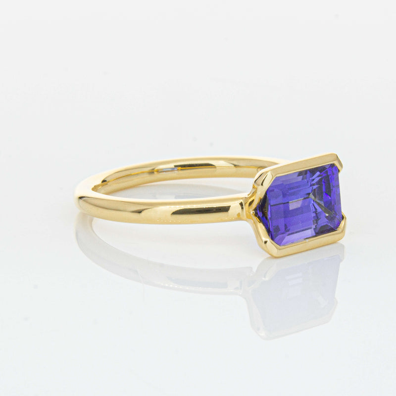 18ct Yellow Gold Tanzanite Elle Ring-Ring-Walker & Hall