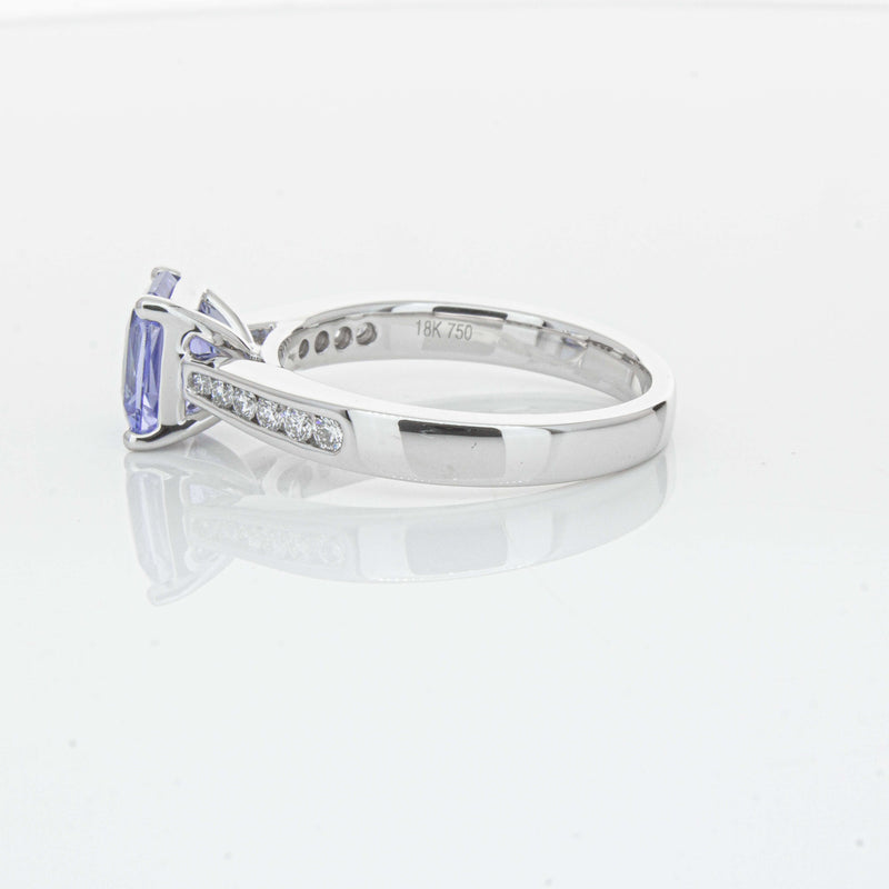 18ct White Gold 1.89ct Sapphire Avalon Ring-Ring-Walker & Hall