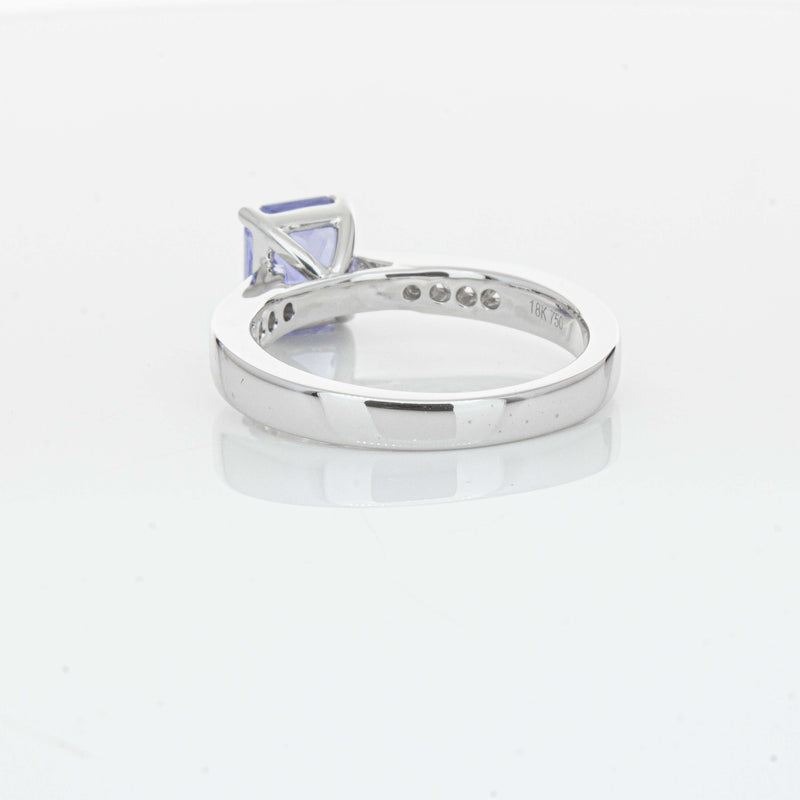 18ct White Gold 1.89ct Sapphire Avalon Ring-Ring-Walker & Hall
