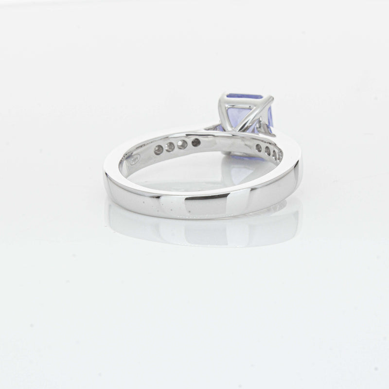 18ct White Gold 1.89ct Sapphire Avalon Ring-Ring-Walker & Hall