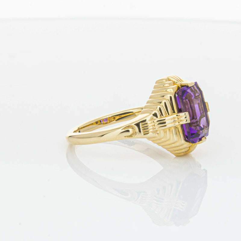 14ct Yellow Gold 2.40ct Amethyst Nile Ring-Ring-Walker & Hall