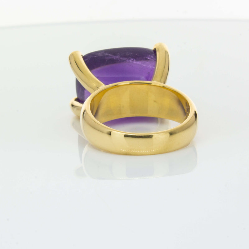 Deja Vu 18ct Yellow Gold 17.52ct Amethyst Ring-Ring-Walker & Hall