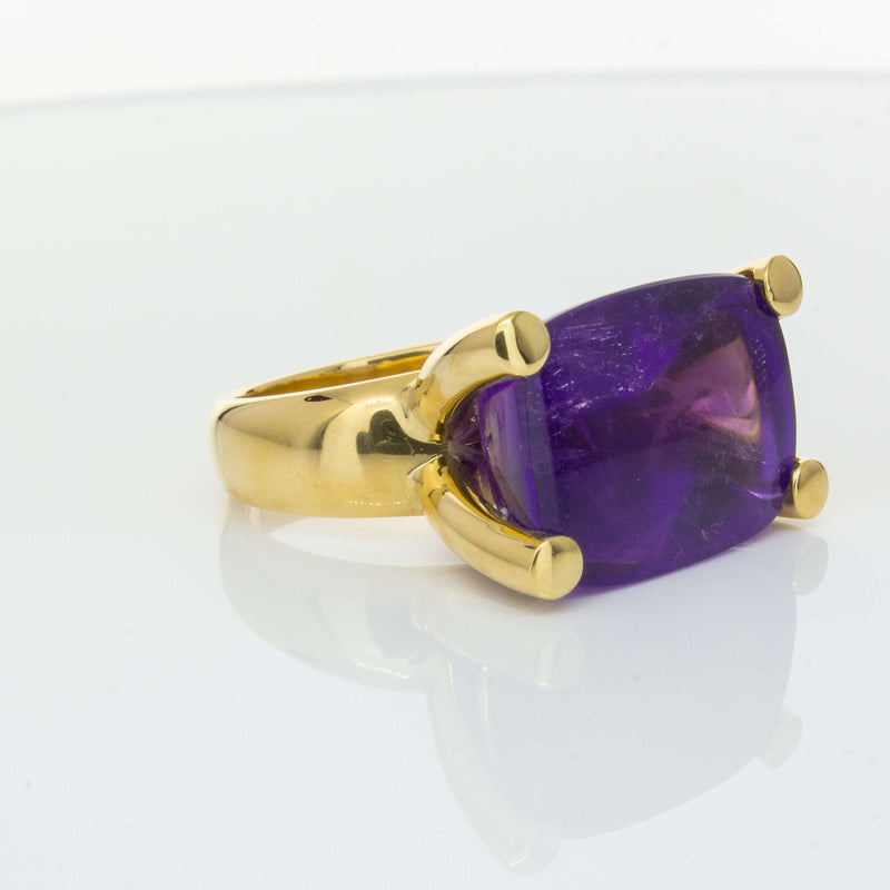 Deja Vu 18ct Yellow Gold 17.52ct Amethyst Ring-Ring-Walker & Hall