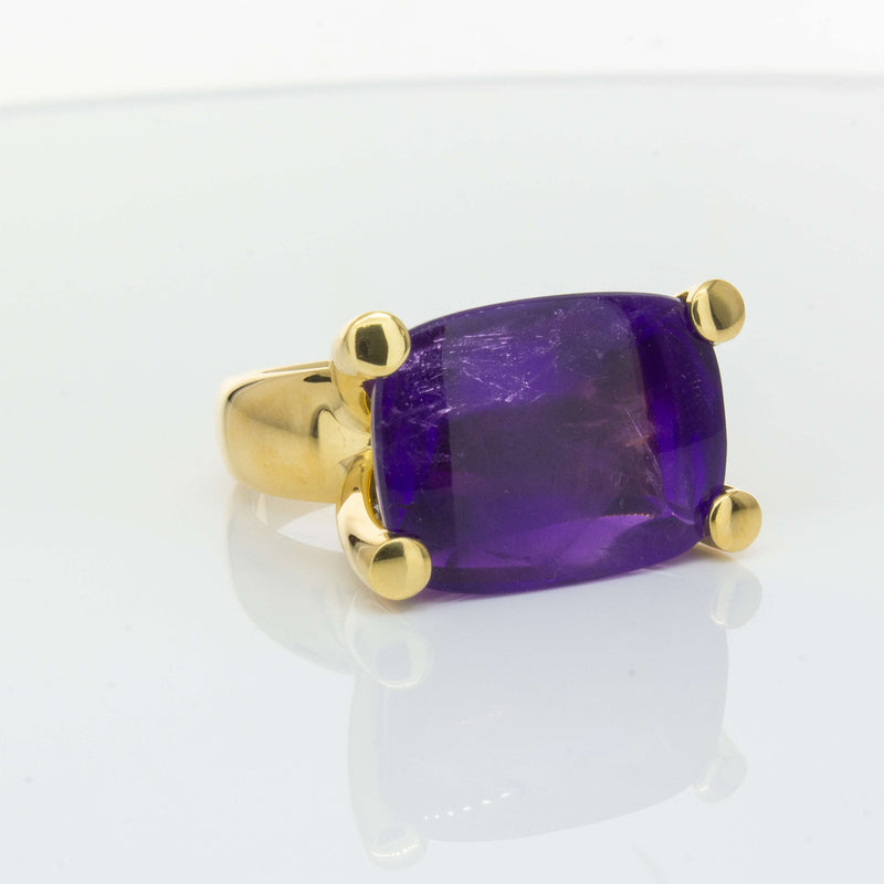 Deja Vu 18ct Yellow Gold 17.52ct Amethyst Ring-Ring-Walker & Hall